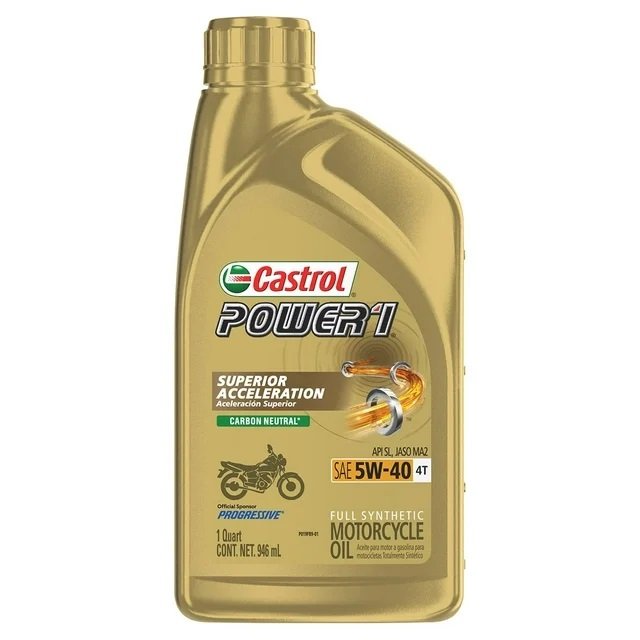 Castrol-Power1-4T-5W-40 Castrol Power 1 5w40 946ML Full Sintetico - Imagen 1